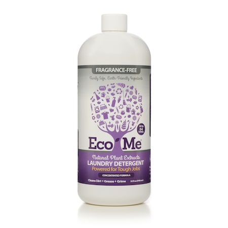Eco Me Laundry Detergent, Fragrance-Free 32 oz., PK6 ECOM-LSFF32-06